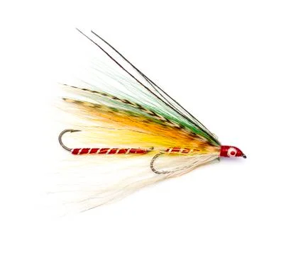 Fishing streamer Foto stock