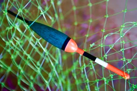 Fishing tackle,  float Stock Photos