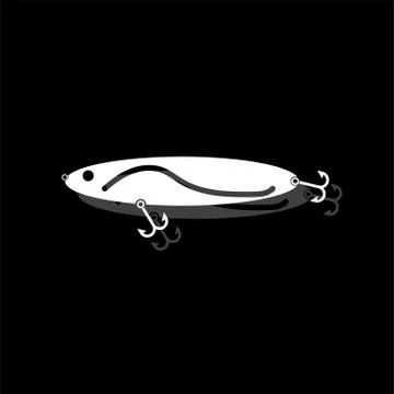 Fishing tackle icon flat イラスト素材