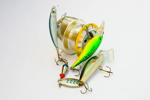 Fishing tackle Stock Photos