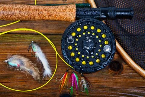 Fishing tackle Stock Photos