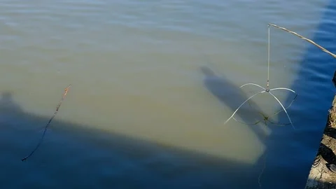 Fishing tackle "spider" Video stock 152113178