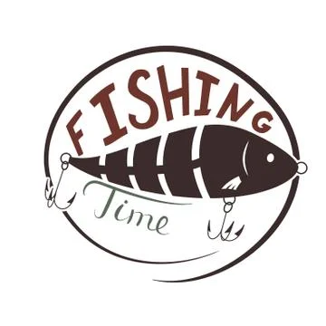 Fishing time. Stock Illustration