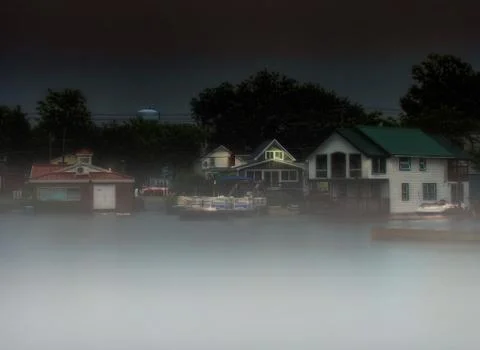 Fishing town Stock Photos