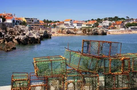Fishing traps Stock Photos