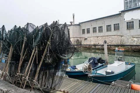 Fishing Traps Stock Photos