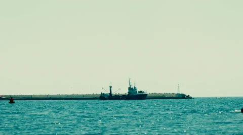 Fishing Trawler Stock Footage 39002713