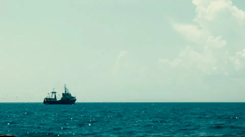 Fishing Trawler 库存影片 39002726
