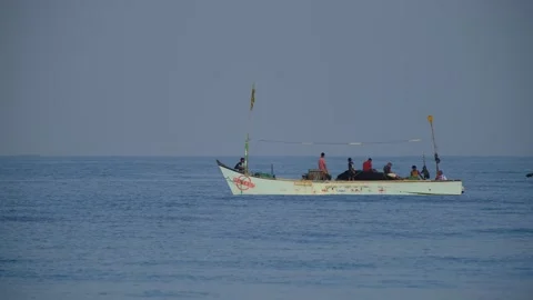 Fishing trawler in Goa Stock Footage 333053245