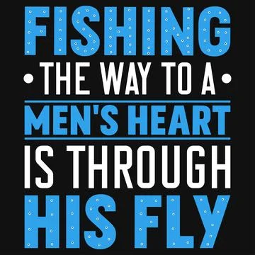Fishing typography graphics tshirt design Illustrazione stock