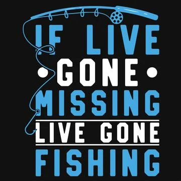 Fishing typography graphics tshirt design Stock Illustration