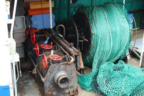 A fishing vessel. Stock Photos