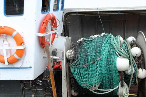 A fishing vessel. Stock Photos