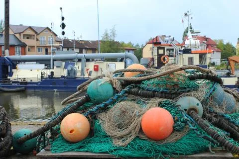 A fishing vessel. Stock Photos