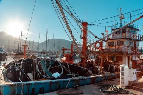 Fishing vessel Stock Photos