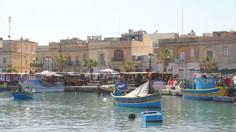 Fishing village Stock Footage 37770020