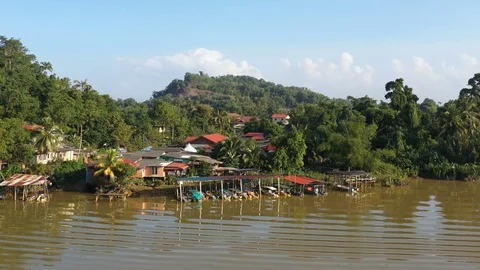 Fishing Village Stock Footage 102608925