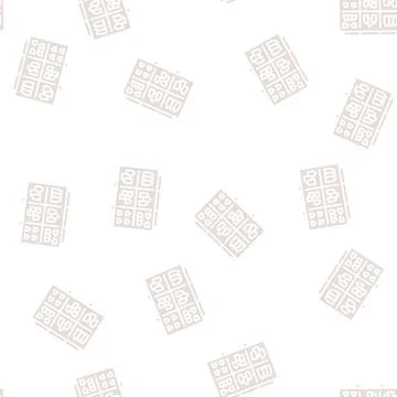 Fishing weights glyph seamless pattern 스톡 일러스트