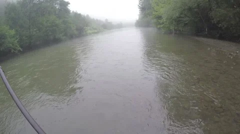 Fishing in the wild Stock Footage 67880243