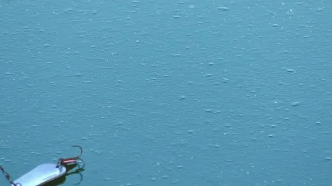 Fishing the wrong time, ha ha Stock Footage 81994100