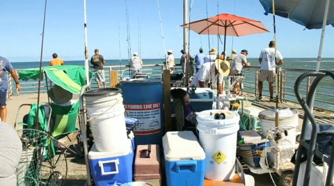 FishingPier Stock Footage 610589