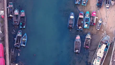 Fishman boat forward Stock Footage 296646958