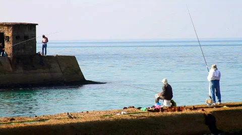 Fishmen Stock Footage 723666