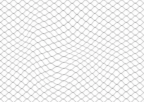 Fishnet seamless pattern, soccer net background Stock Illustration
