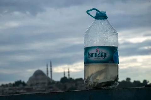 Fishs in empty water bottle Photos