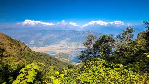 Fishtail Mountain 写真素材