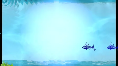 Fishy for school teachers. count the fish lesson 1 Stock Footage 279038545