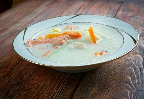 Fiskesuppe Foto stock