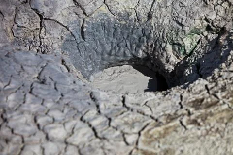Fissured the earth Stock Photos