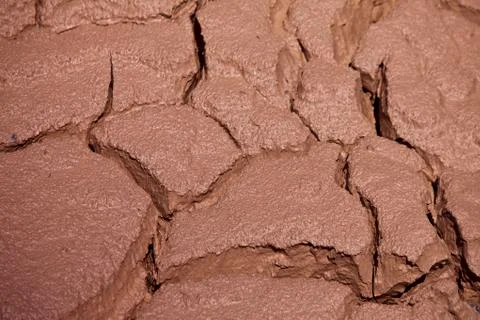 Fissured the earth Stock Photos