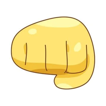 Fist bump emoji Stock Illustration