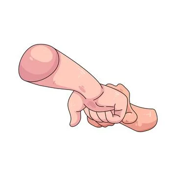 Fist bump Stock Illustration