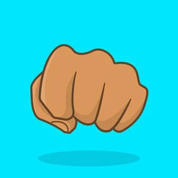 Fist Bump Punch 스톡 일러스트