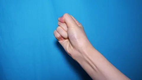 Fist full of anger Stock Footage 334771080