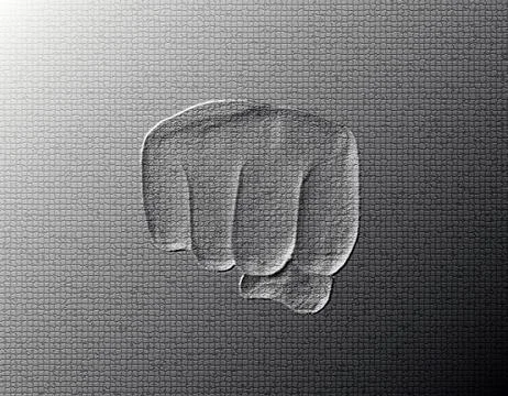 Fist hand Stock Illustration