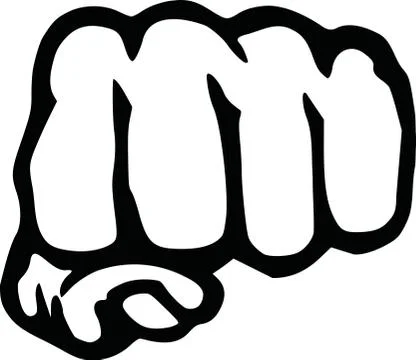 Fist hand Stock Illustration