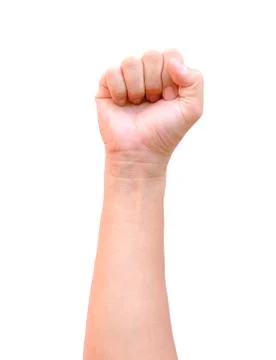 Fist hand isolated Stock Photos