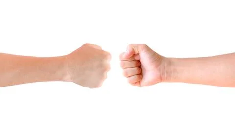 Fist hand isolated Stock Photos
