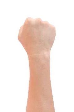 Fist hand isolated Stock Photos