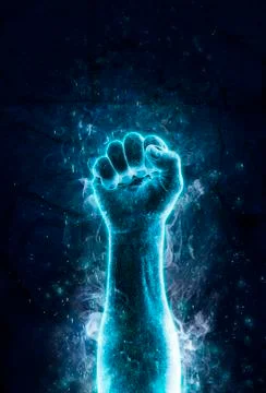 Fist of ice Stockillustratie