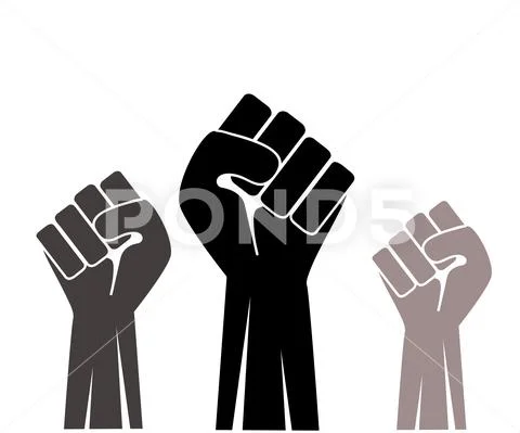 Fist up icon vector illustration Stock Illustration