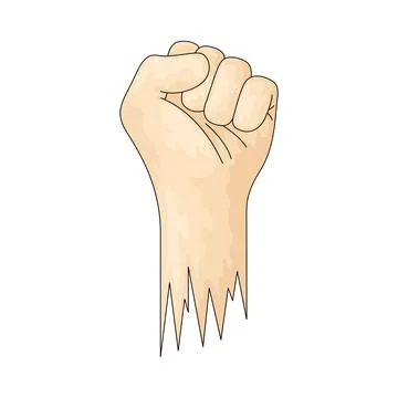 Fist illustration Stock Illustration