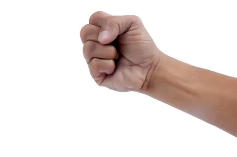 Fist of a man Stock Photos