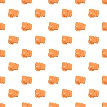 Fist pattern representing power, strength, and determination Illustrazione stock