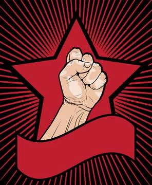 Fist of power Stock Illustration