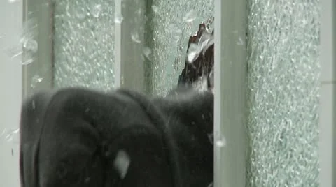 Fist Smash Side Stock Footage 22778804